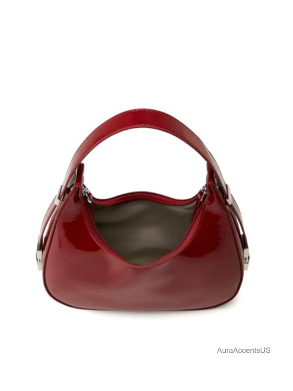 Vegan Leather Crescent Hobo Bag Y2K 90s Shoulder Purse Clutch